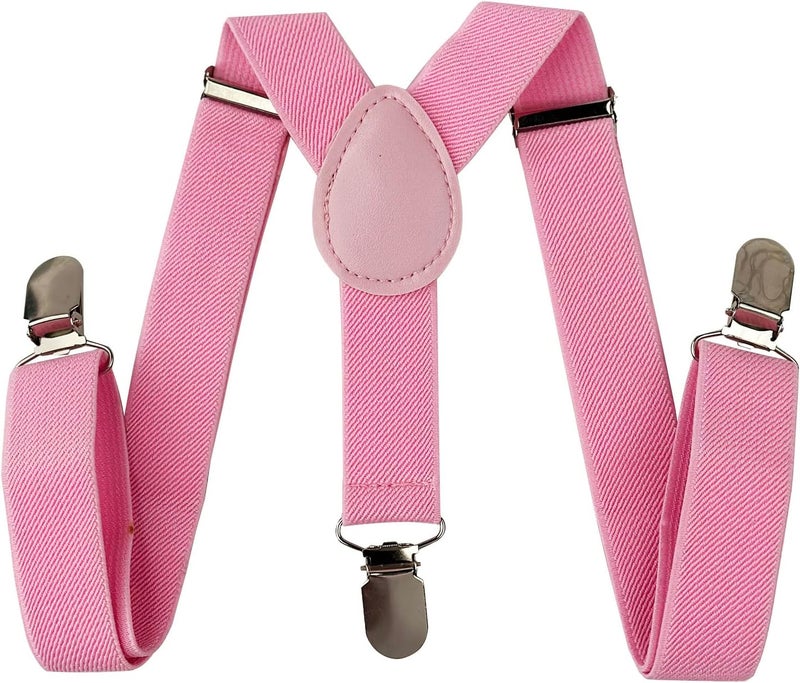 SEVENHEAD Store Child Kids Suspenders Bowtie Set Adjustable Elastic Y-Back Design with Strong Metal Clips for Boys and Girls - Image 3